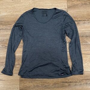 Patagonia Women’s Capilene Gray Long Sleeve Top XS